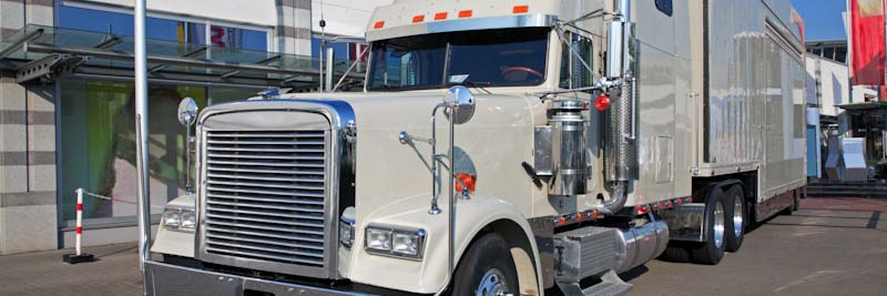White tank truck
